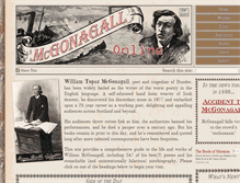 Tablet Screenshot of mcgonagall-online.org.uk
